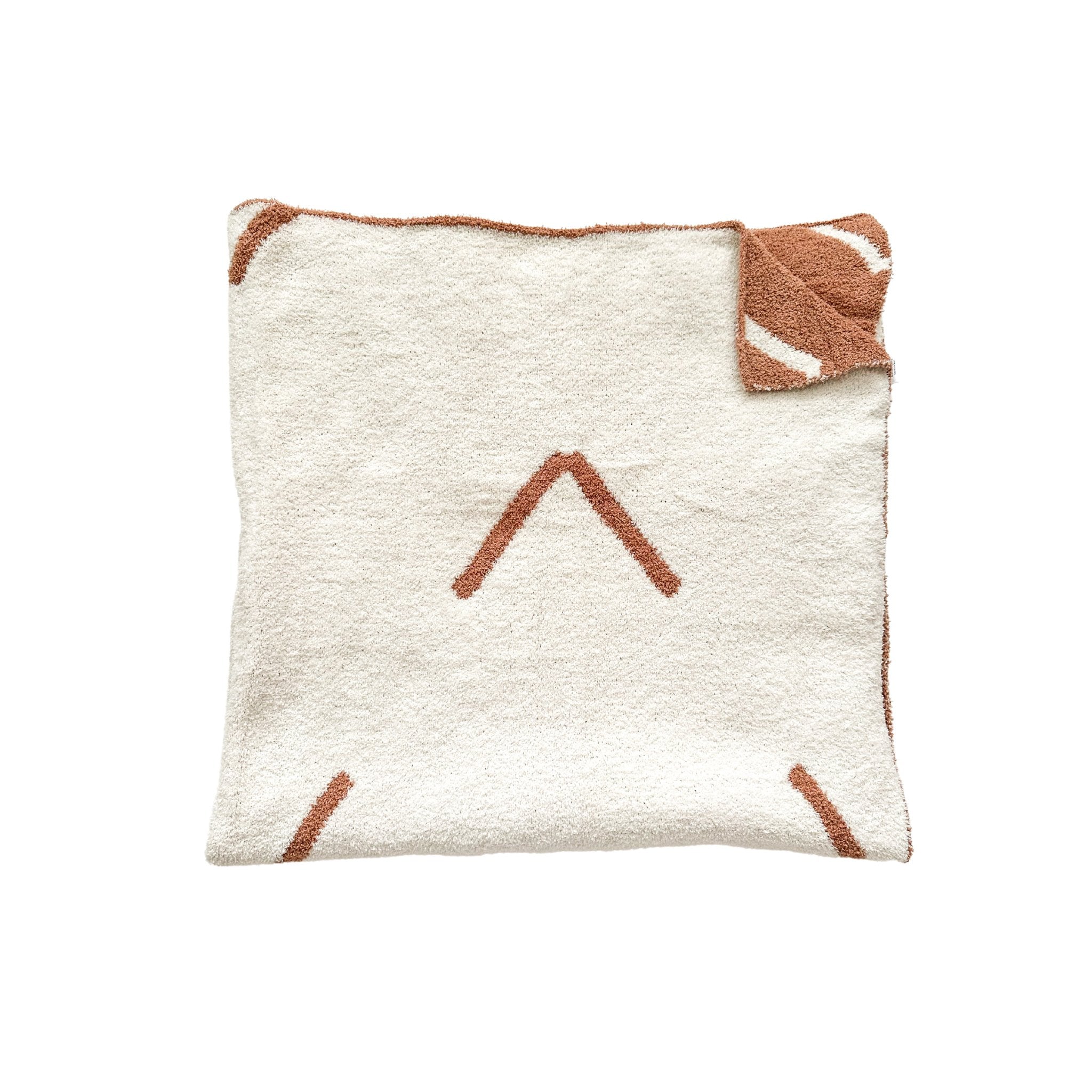Plush Blanket - Caramel Arrow