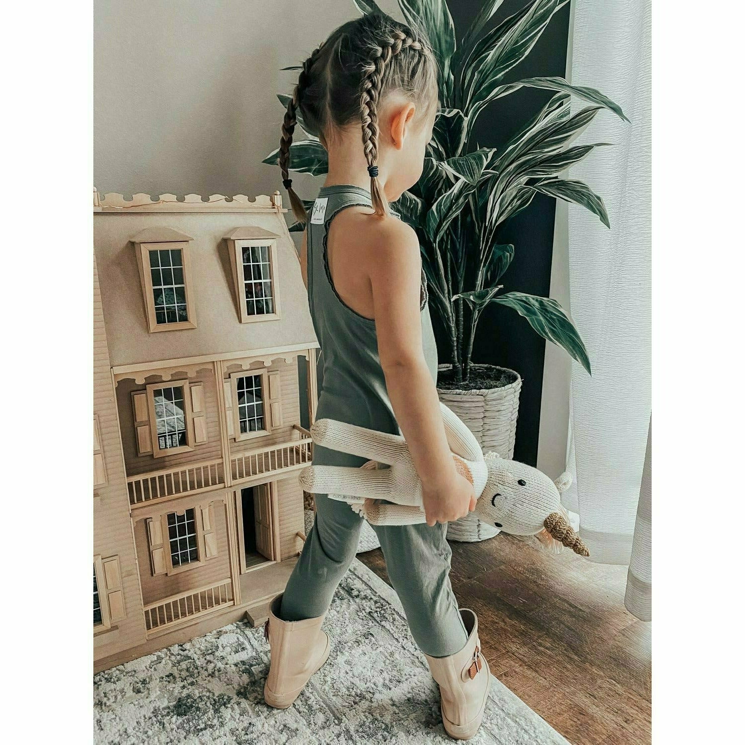 Romper Olive