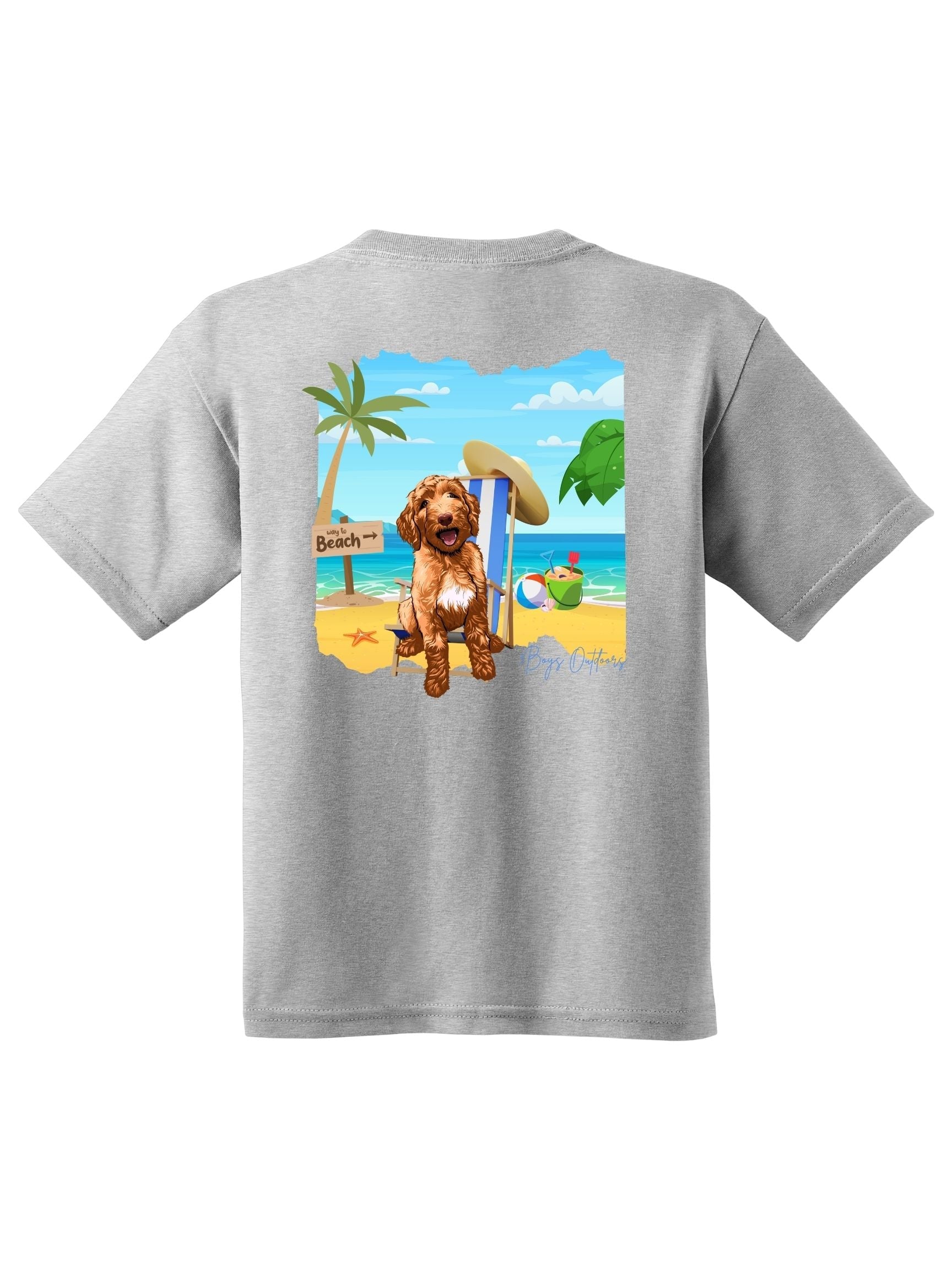 3boys Outdoors Beach Doodle