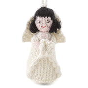 Asian Bride Hand Knit Wedding Ornament