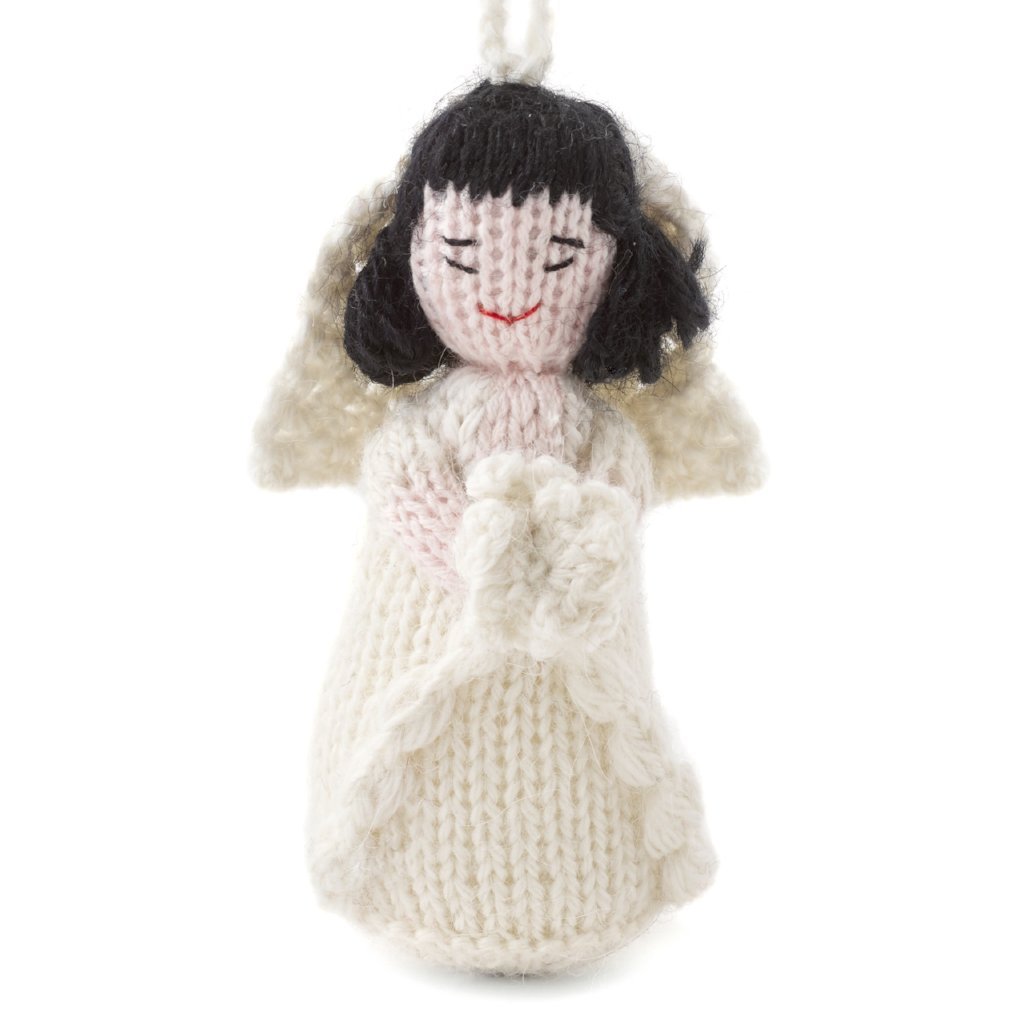 Asian Bride Hand Knit Wedding Ornament