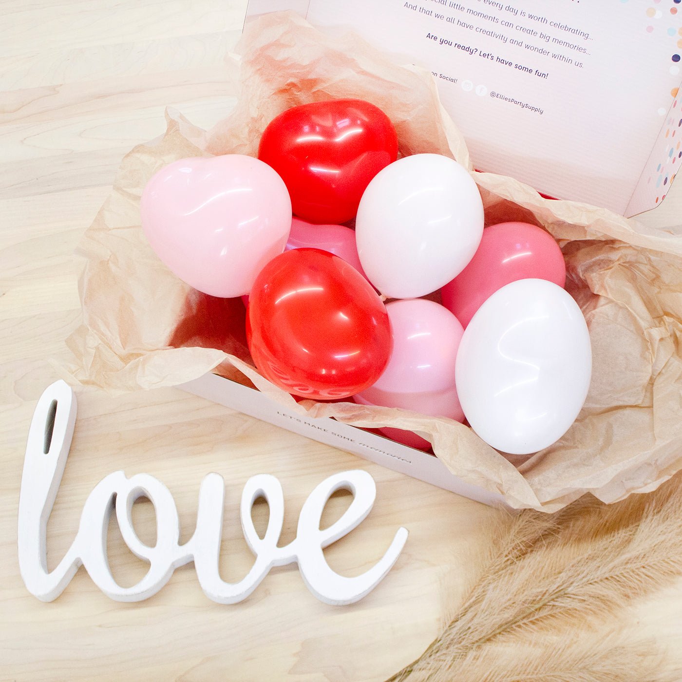 Assorted Mini Heart Balloon Pack