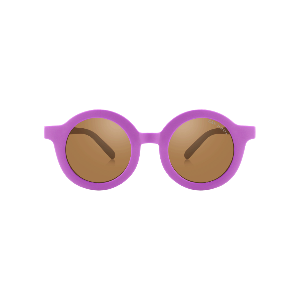 Original Round Sustainable Sunglasses | Bio-based  Bendable Polarized | Aster