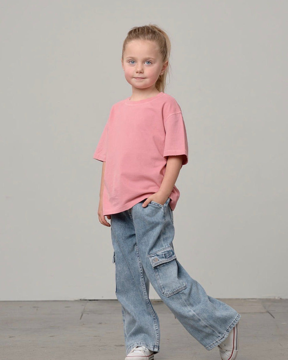 Athletic Boxy Tee - Rose