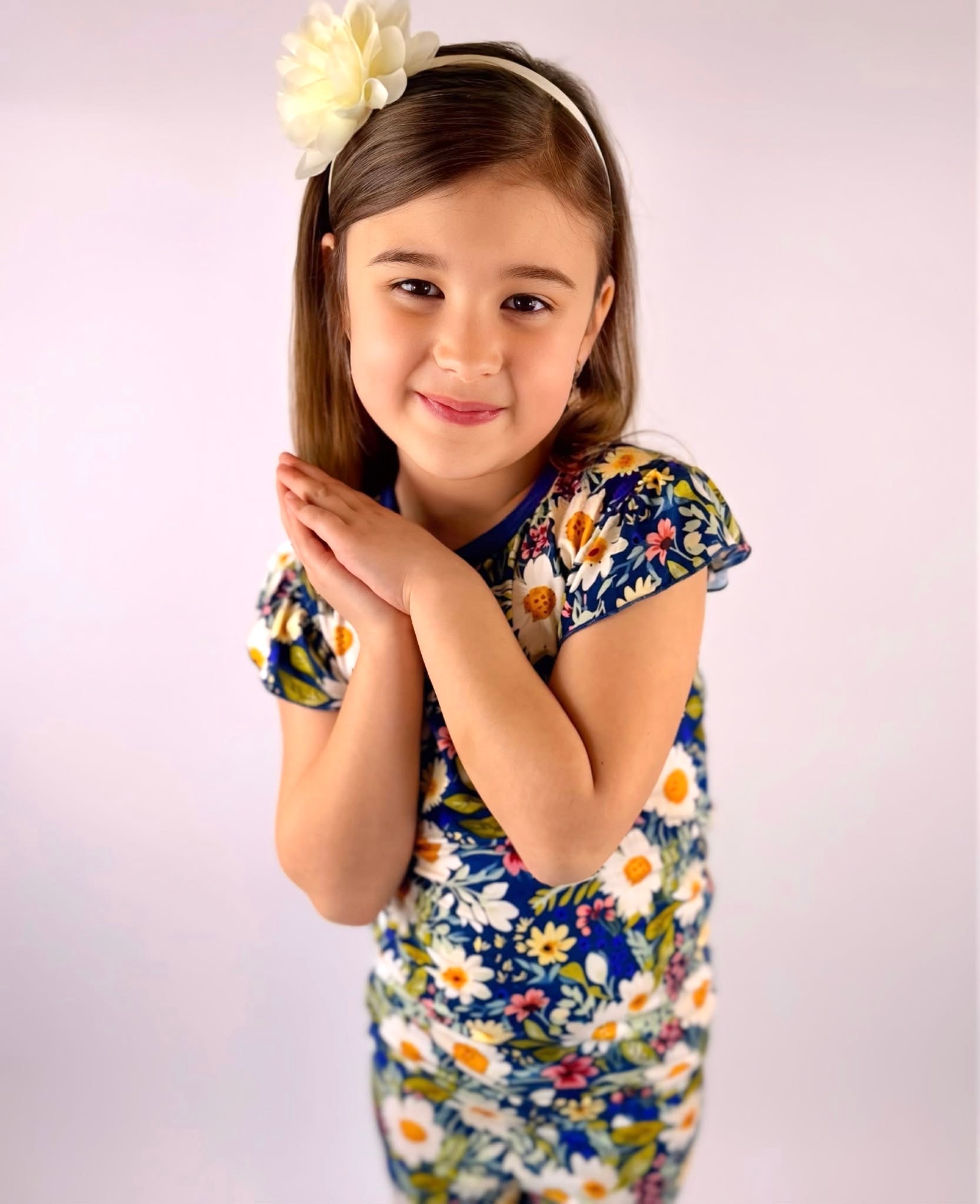 Daisy Blue Pajama Set