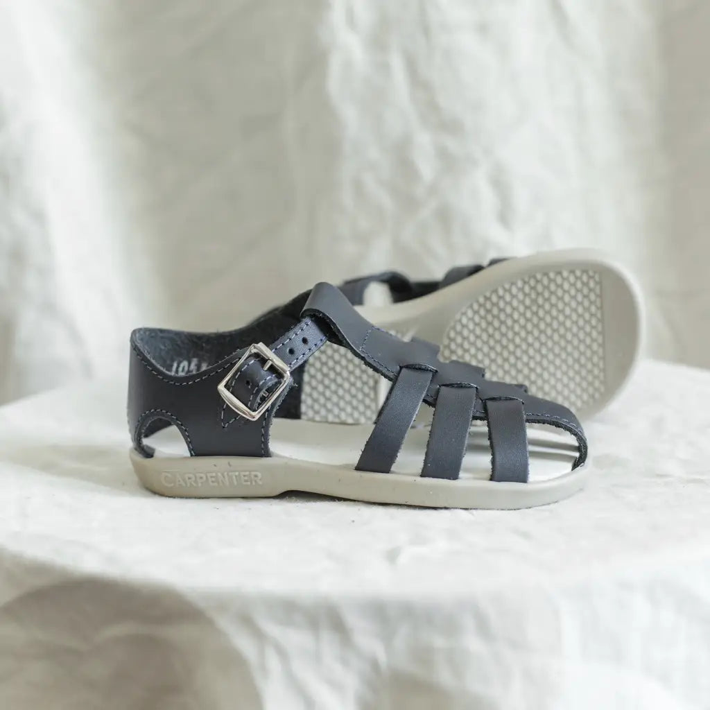 Audrey Fisherman Sandal - Navy