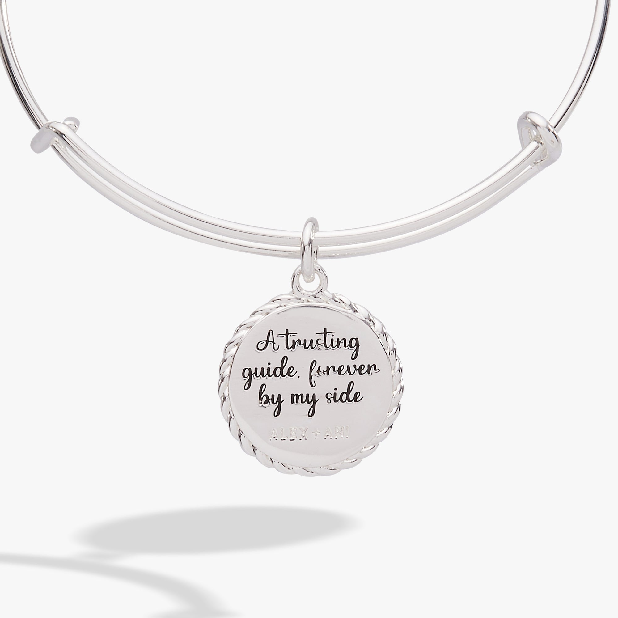 Aunt 'a Trusting Guide Forever By My Side' Charm Bangle