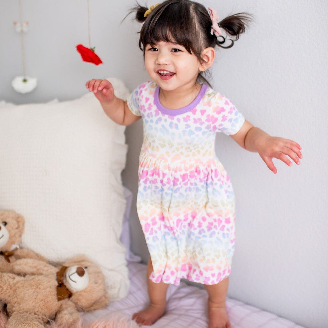 Rainbow Leopard Dress