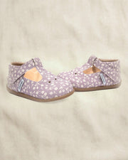 Ava Blossom Kids' Barefoot Mary Janes | Floral T-strap Toddler Shoes