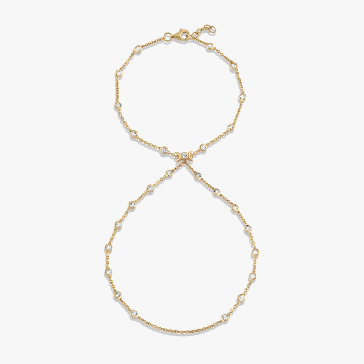 Triple Moon Hand Chain