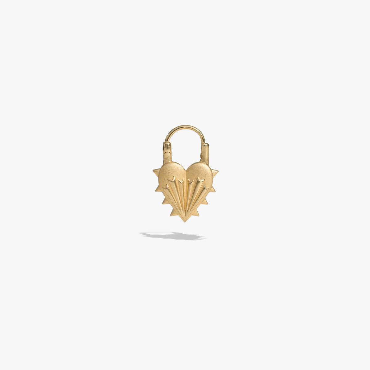 Spiked Heart Earrings
