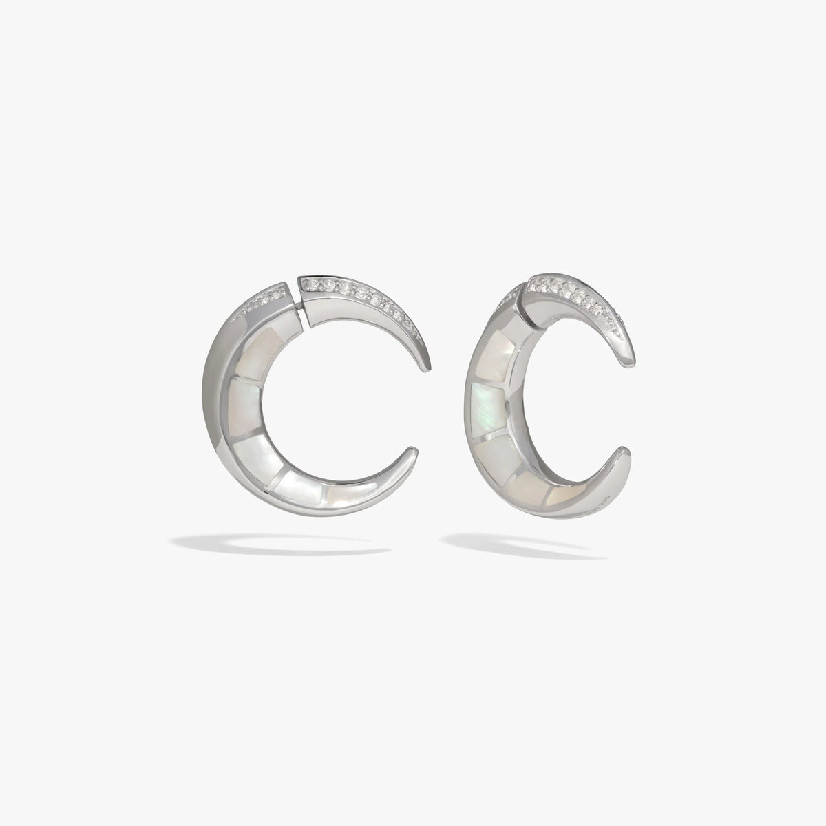 Crescent Moon Statement Earrings