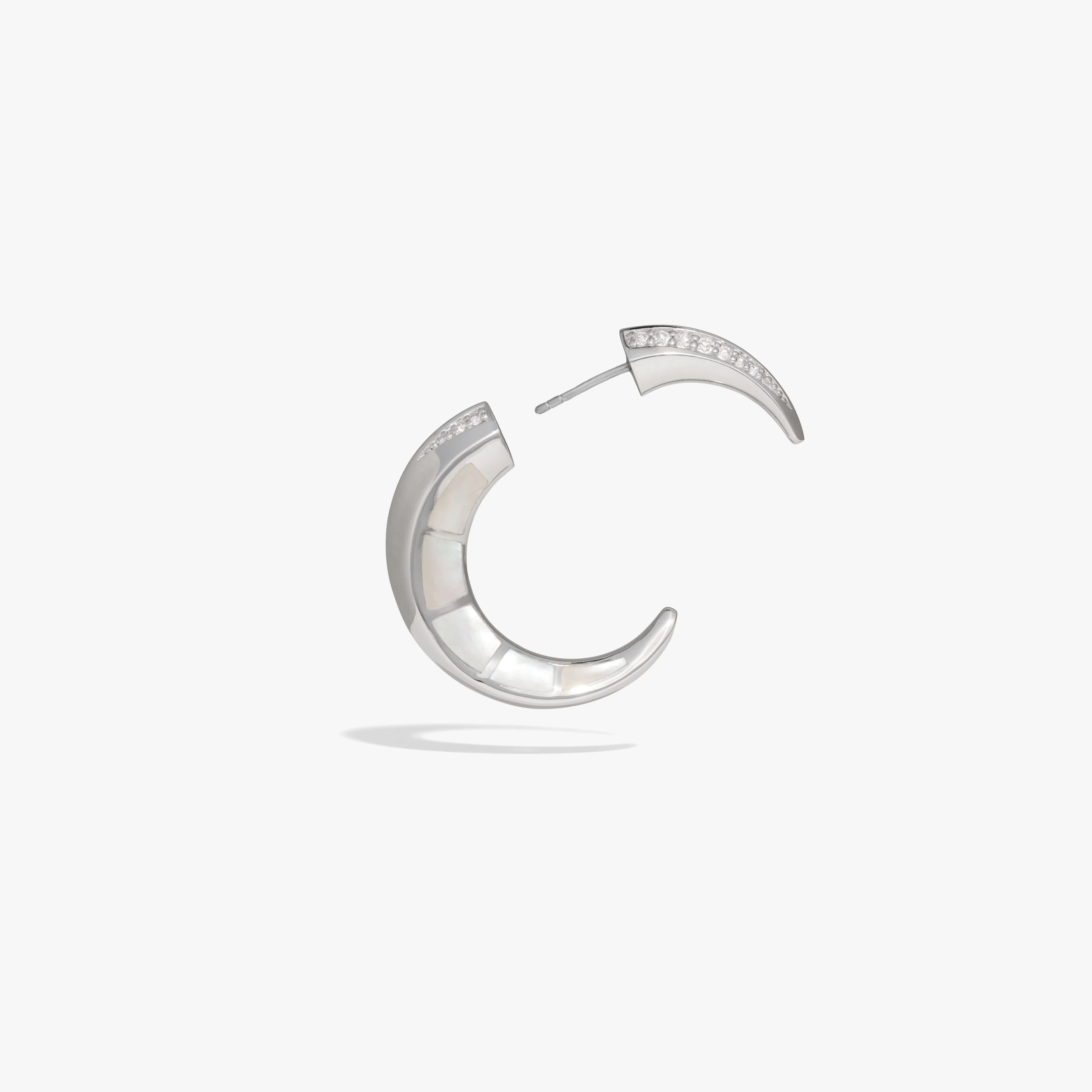 Crescent Moon Statement Earrings