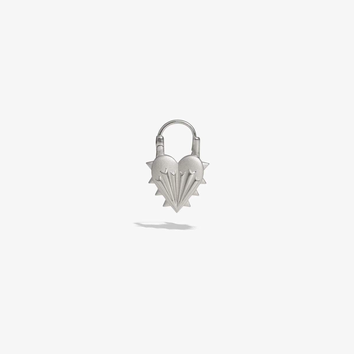 Spiked Heart Earrings