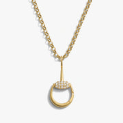 Horsebit Charm Link Necklace