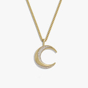 Twisted Moon Necklace