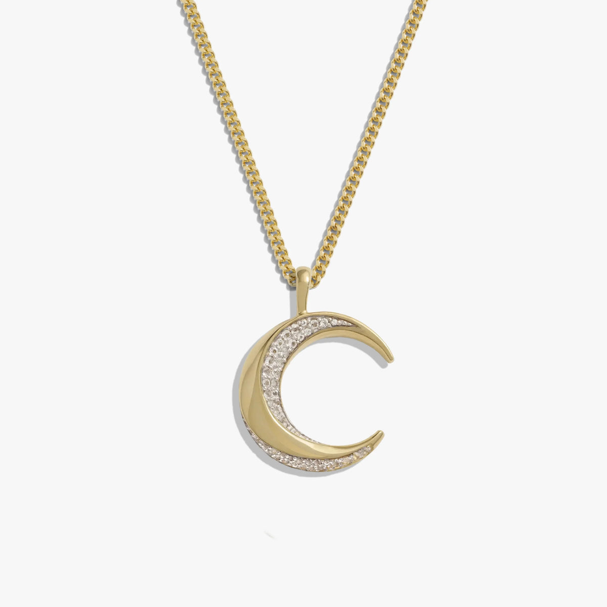 Twisted Moon Necklace