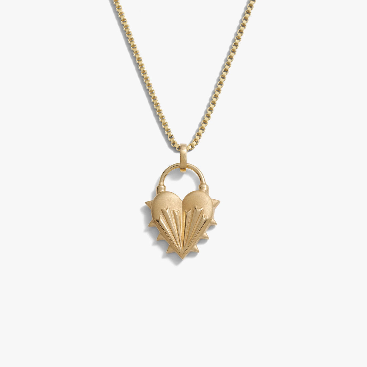 Spiked Heart Necklace