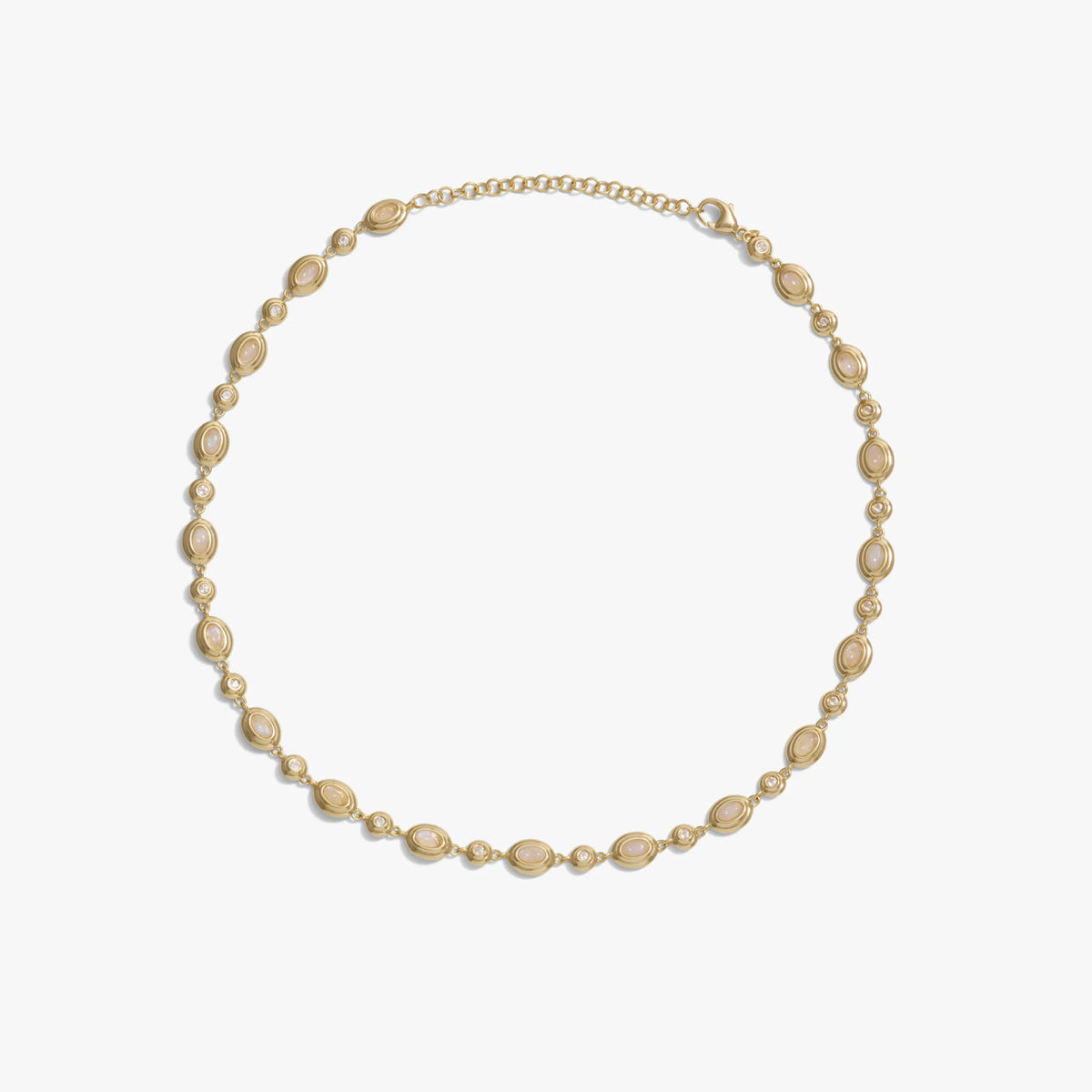 Gemstone Tennis Necklace
