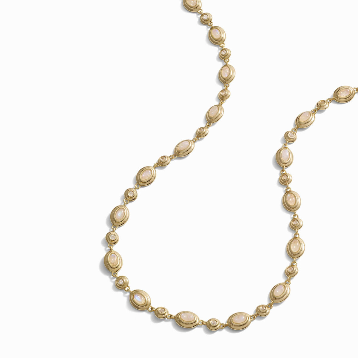 Gemstone Tennis Necklace