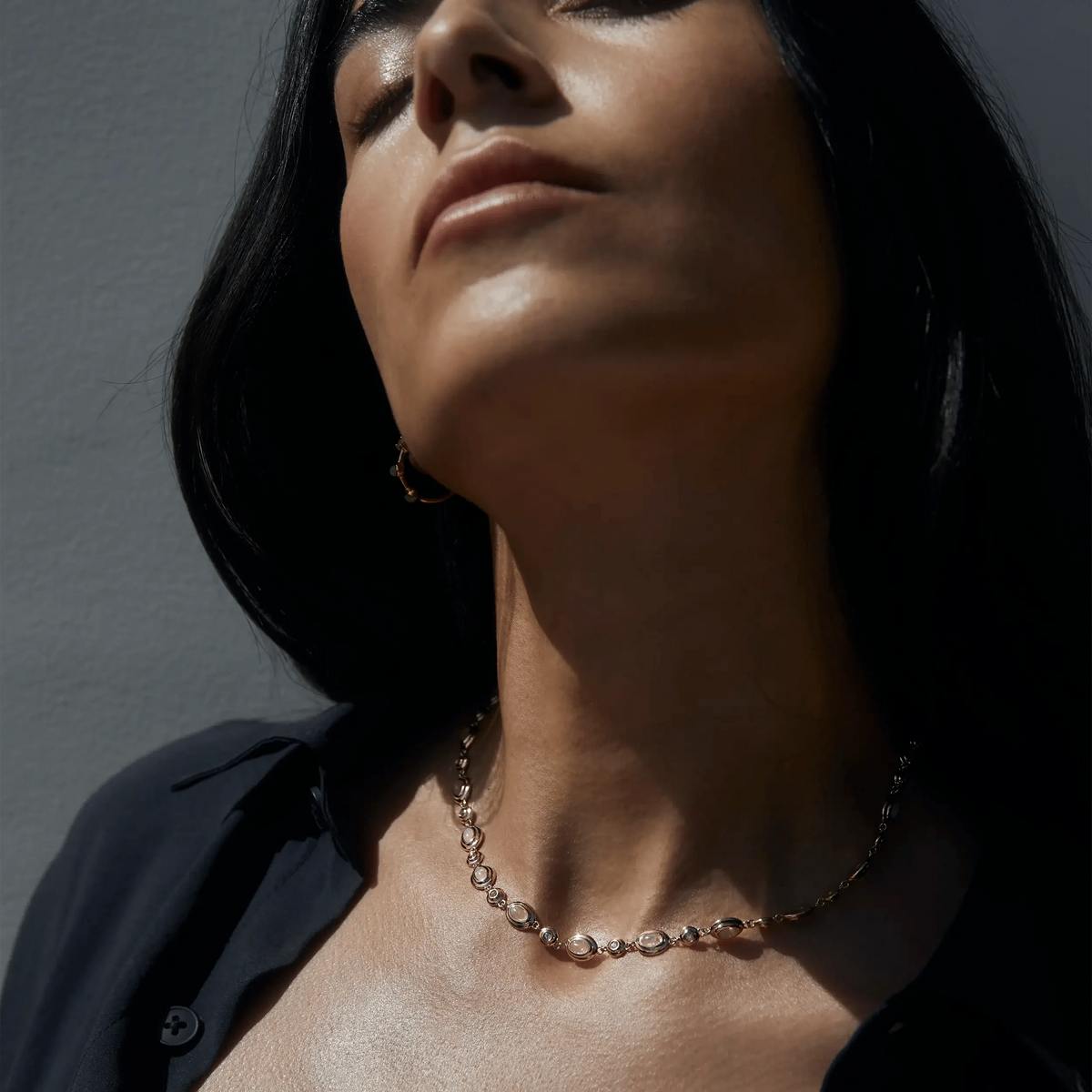 Gemstone Tennis Necklace