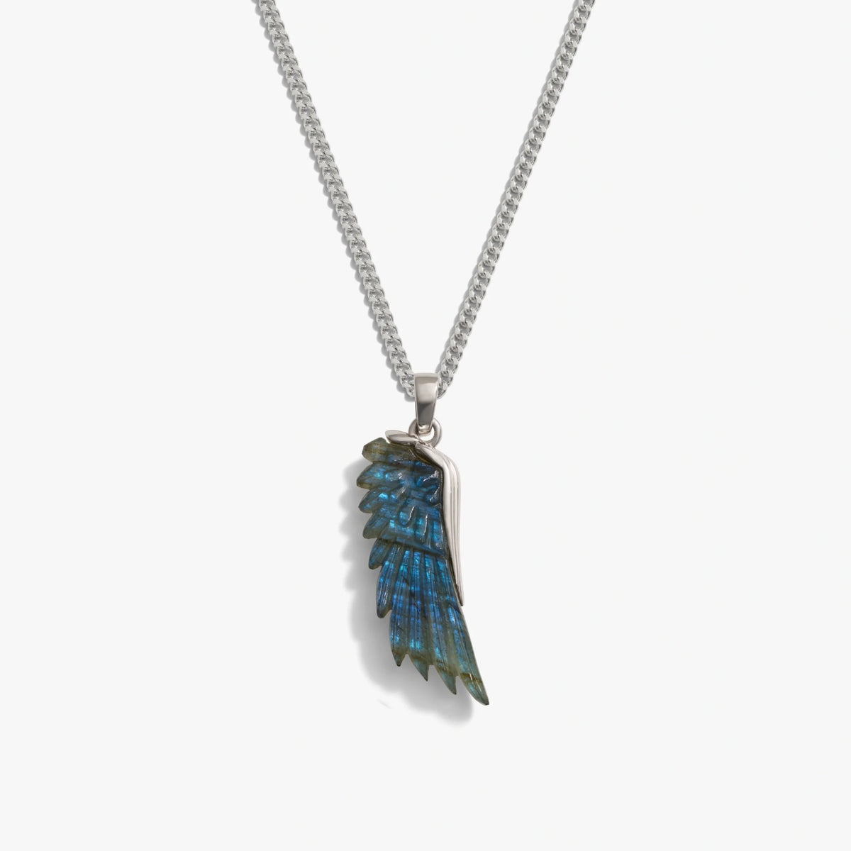 Carved Wing Necklace