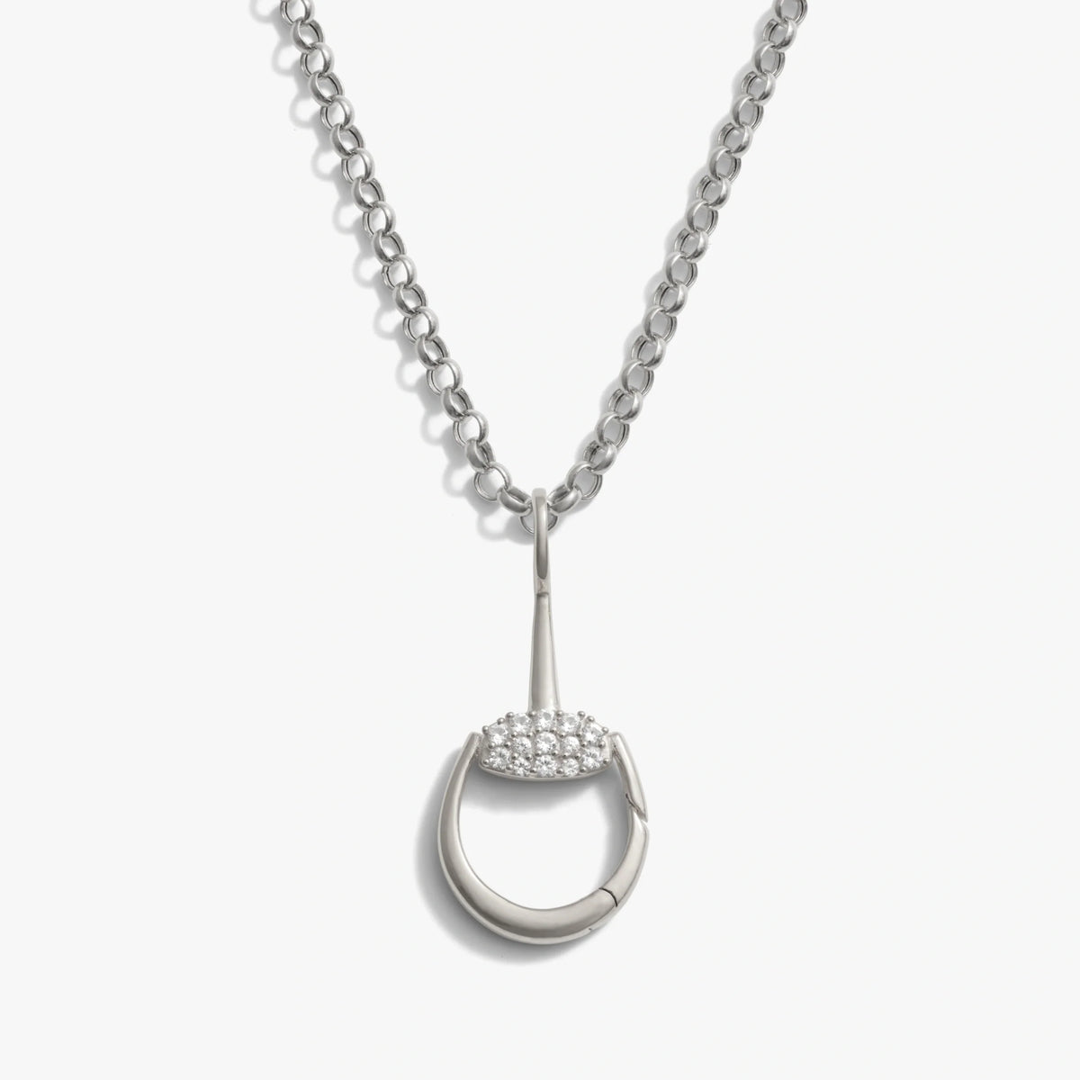 Horsebit Charm Link Necklace