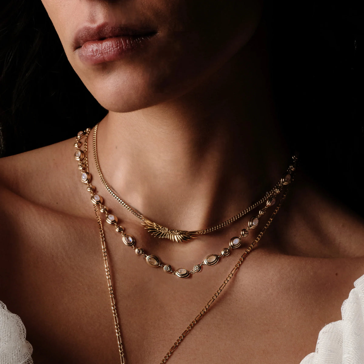 Wings Cuban Necklace