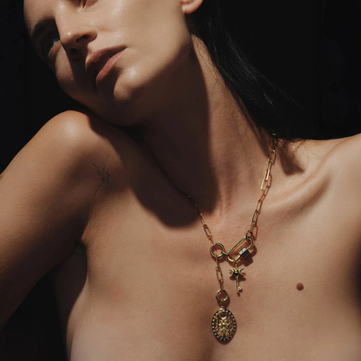 Carabiner Lariat Collector Necklace