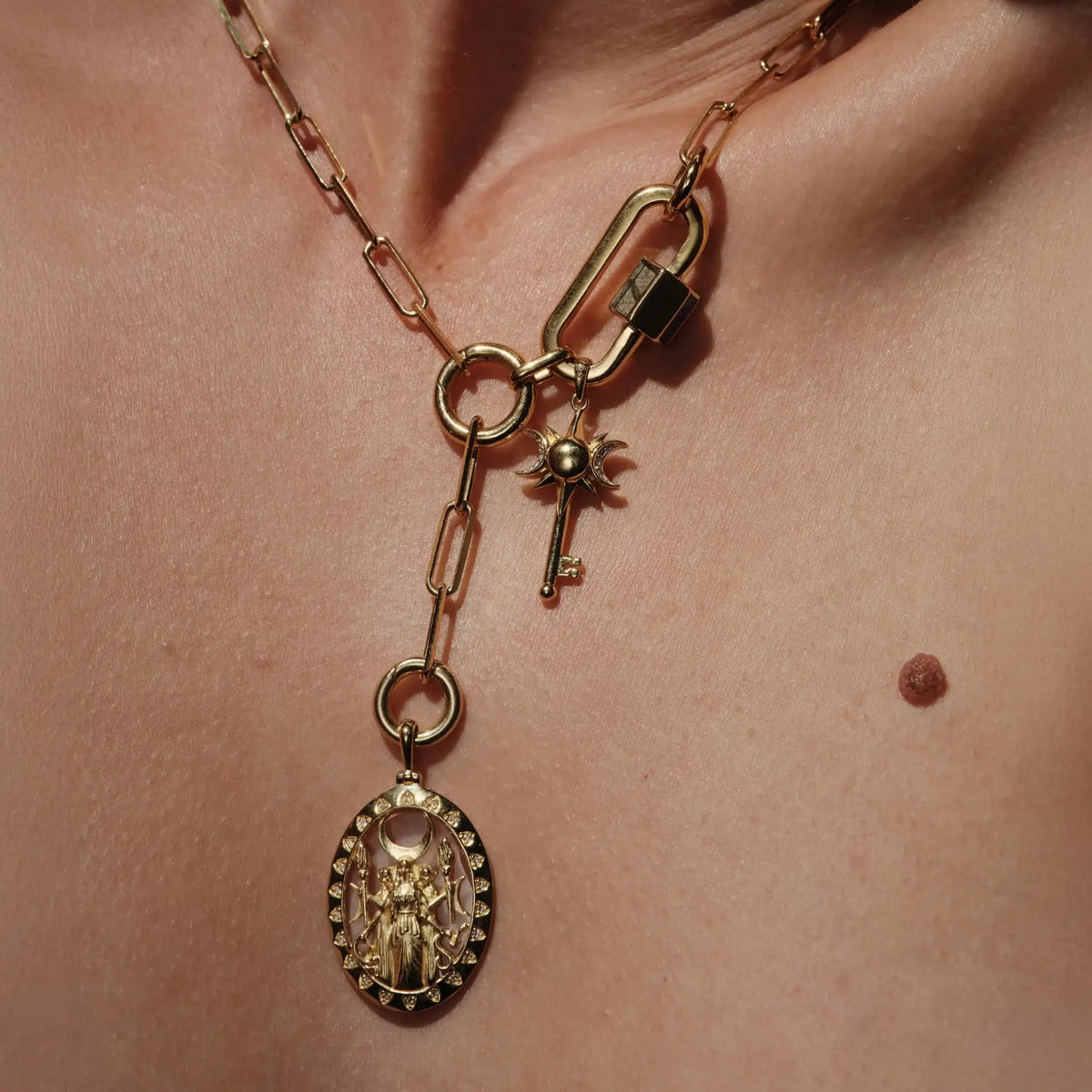 Carabiner Lariat Collector Necklace