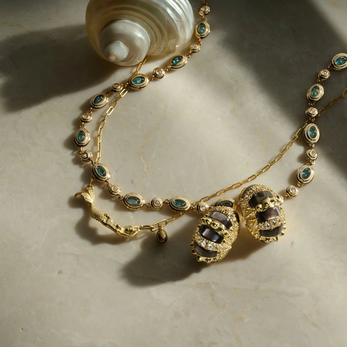Gemstone Tennis Necklace