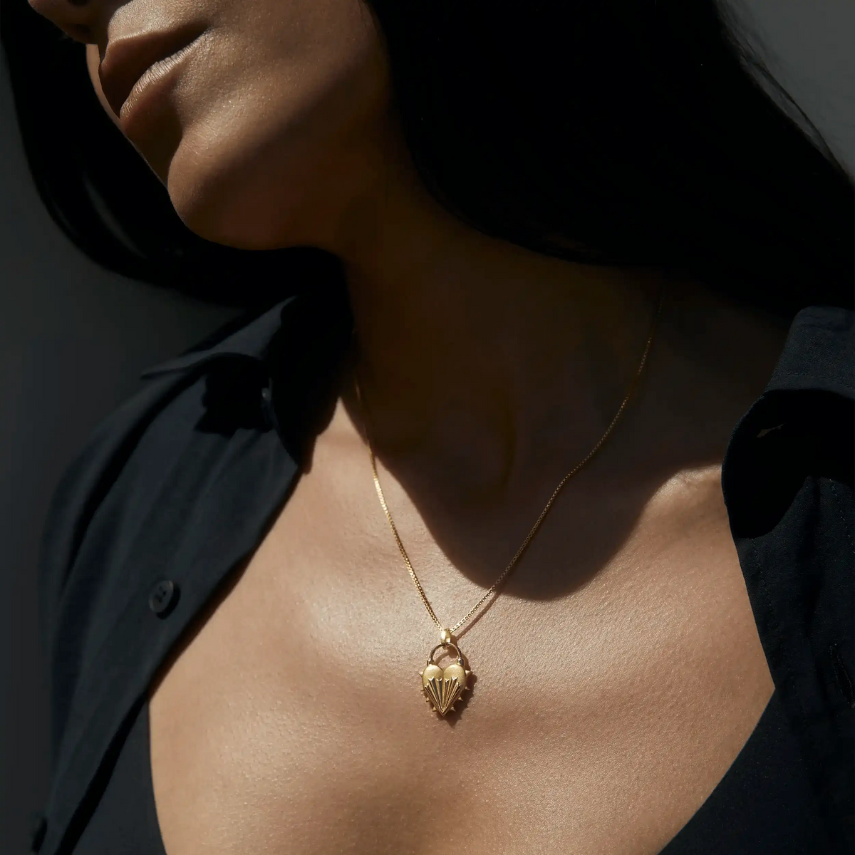 Spiked Heart Necklace