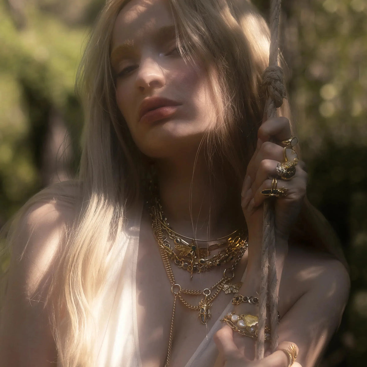 Asymmetrical Charm Collector Necklace