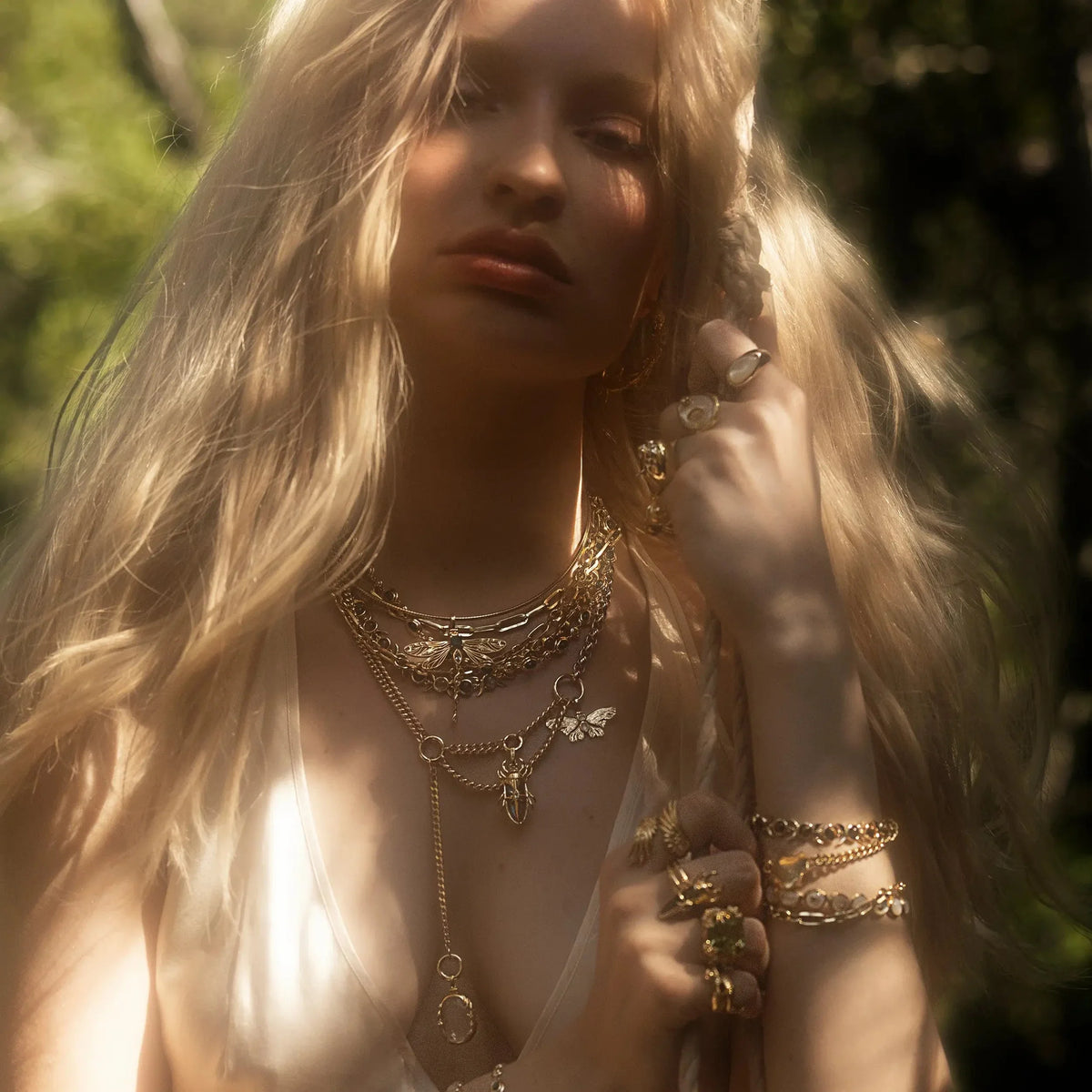 Asymmetrical Charm Collector Necklace