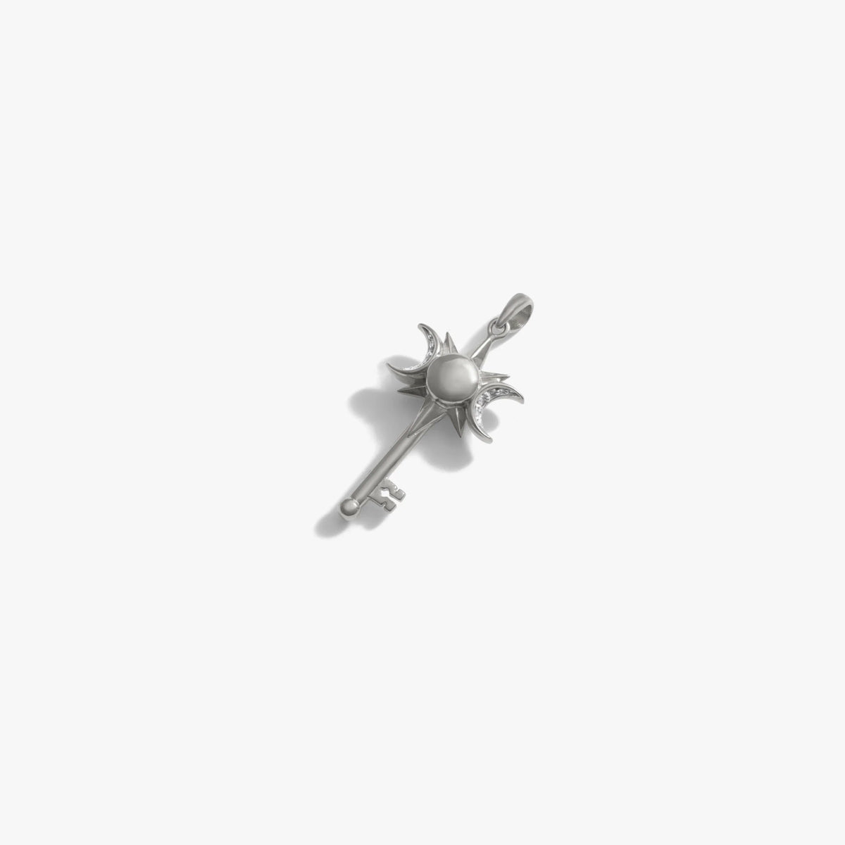 Triple Moon Key Amulet
