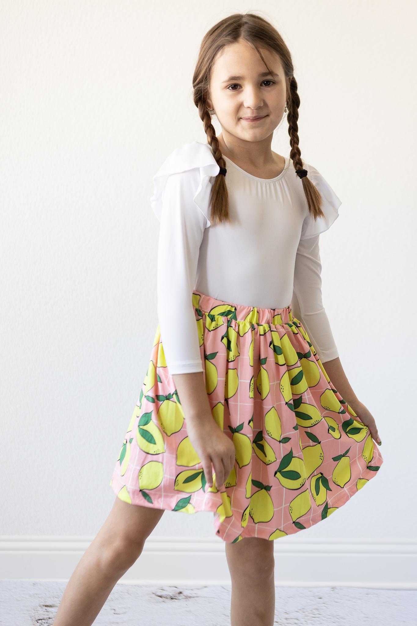 Sale When Life Gives You Lemons Twirl Skirt