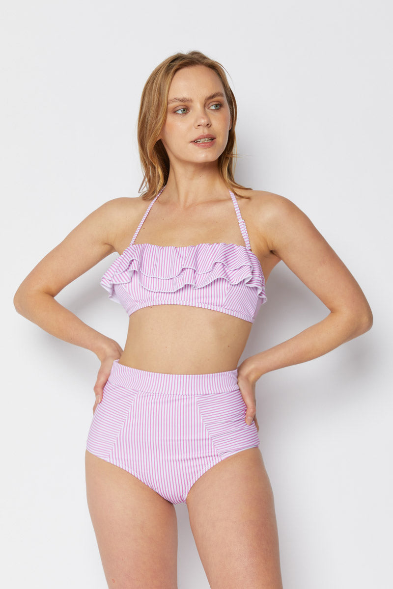 B2103-thin Stripe Pink