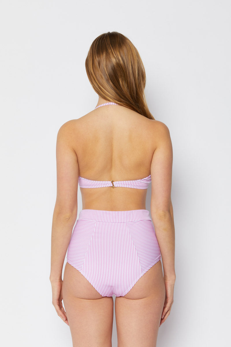 B2103-thin Stripe Pink