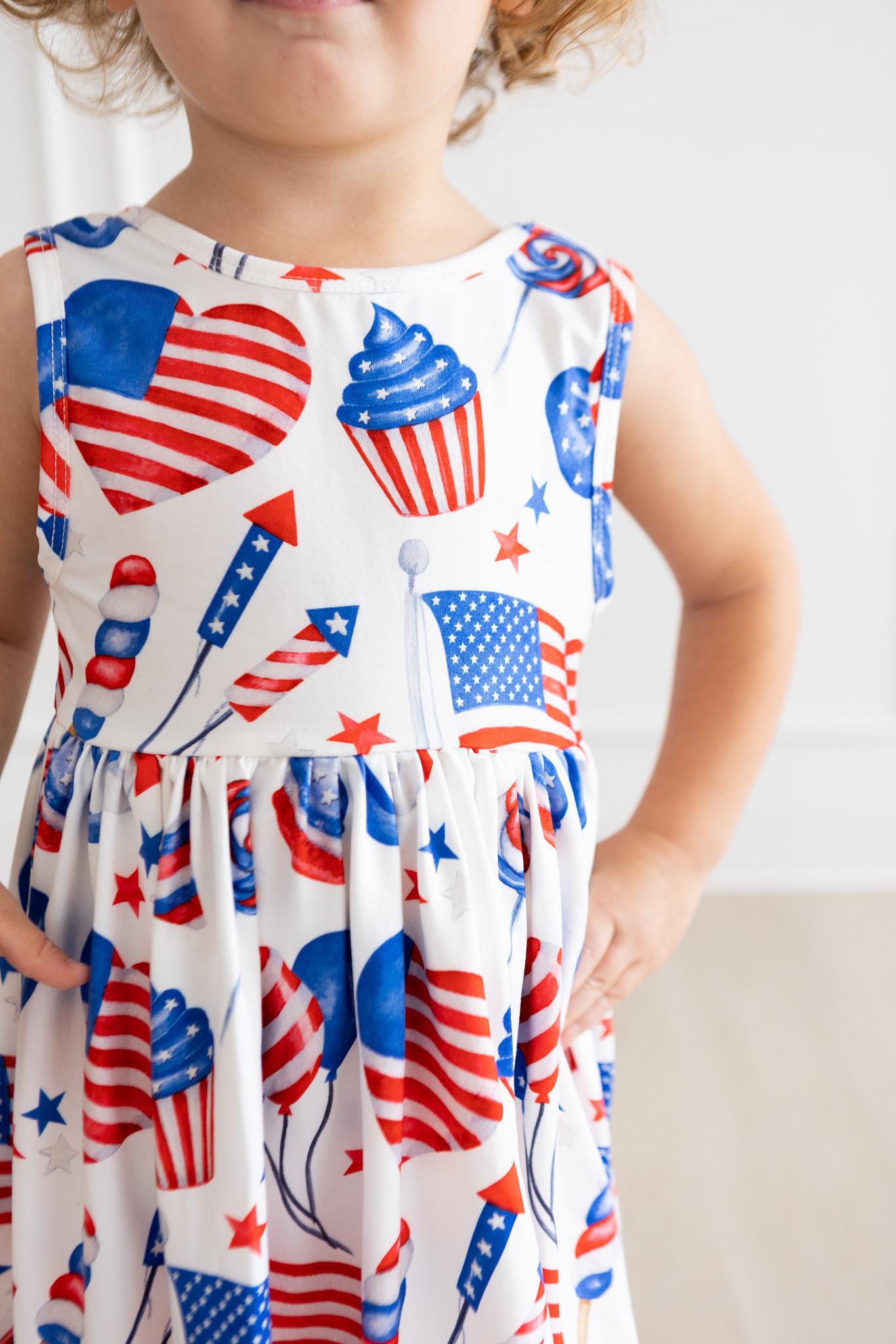 Party In The Usa Tank Twirl Dress