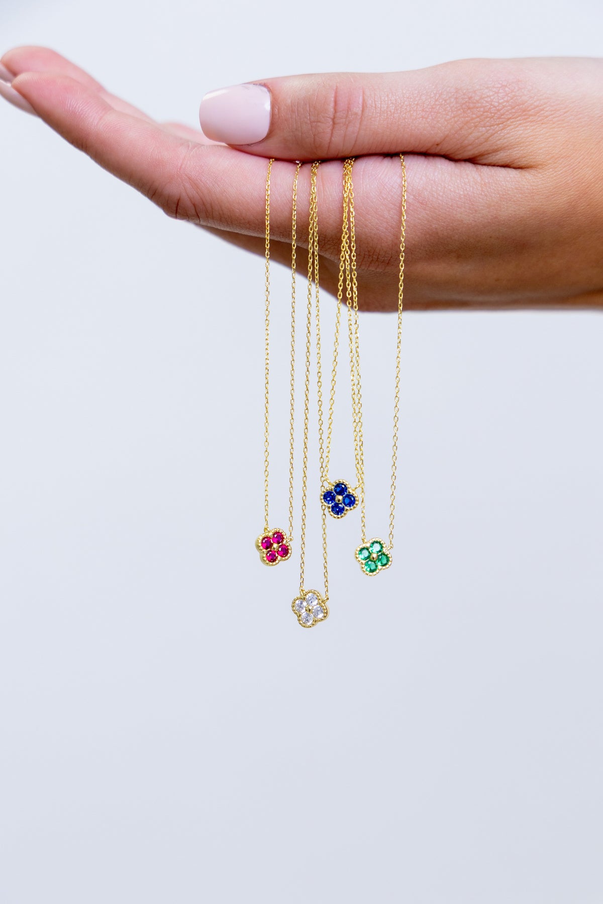 Mini Gracie Cz Pendant Necklace