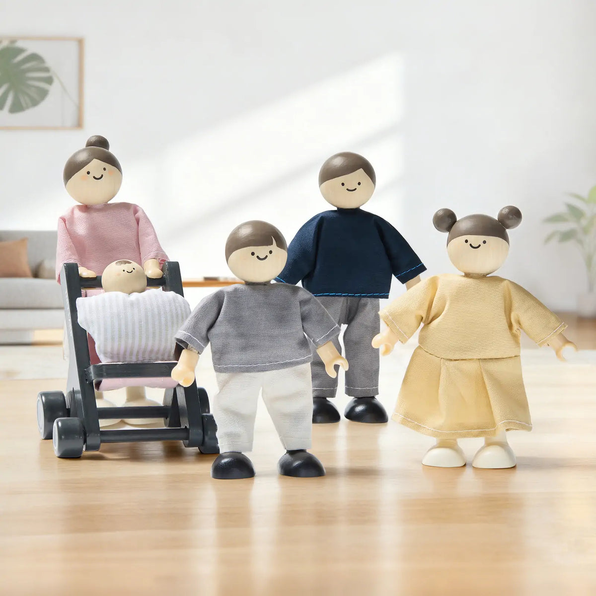 ® Sweetwood Unicorn Dollhouse & Wooden Dollhouse Dolls