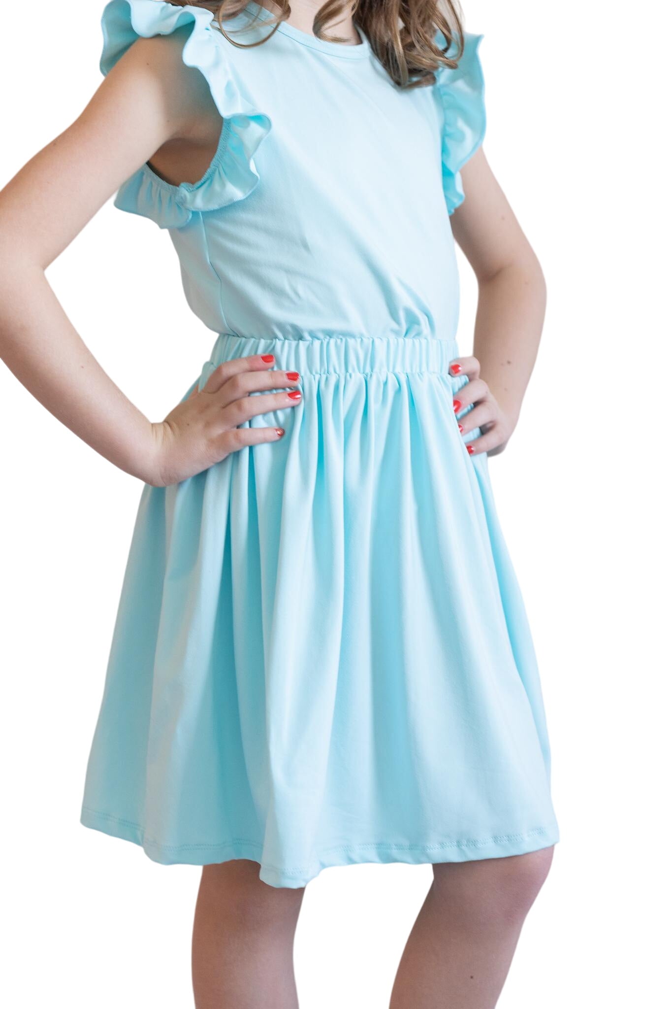 Sale Aqua Twirl Skirt