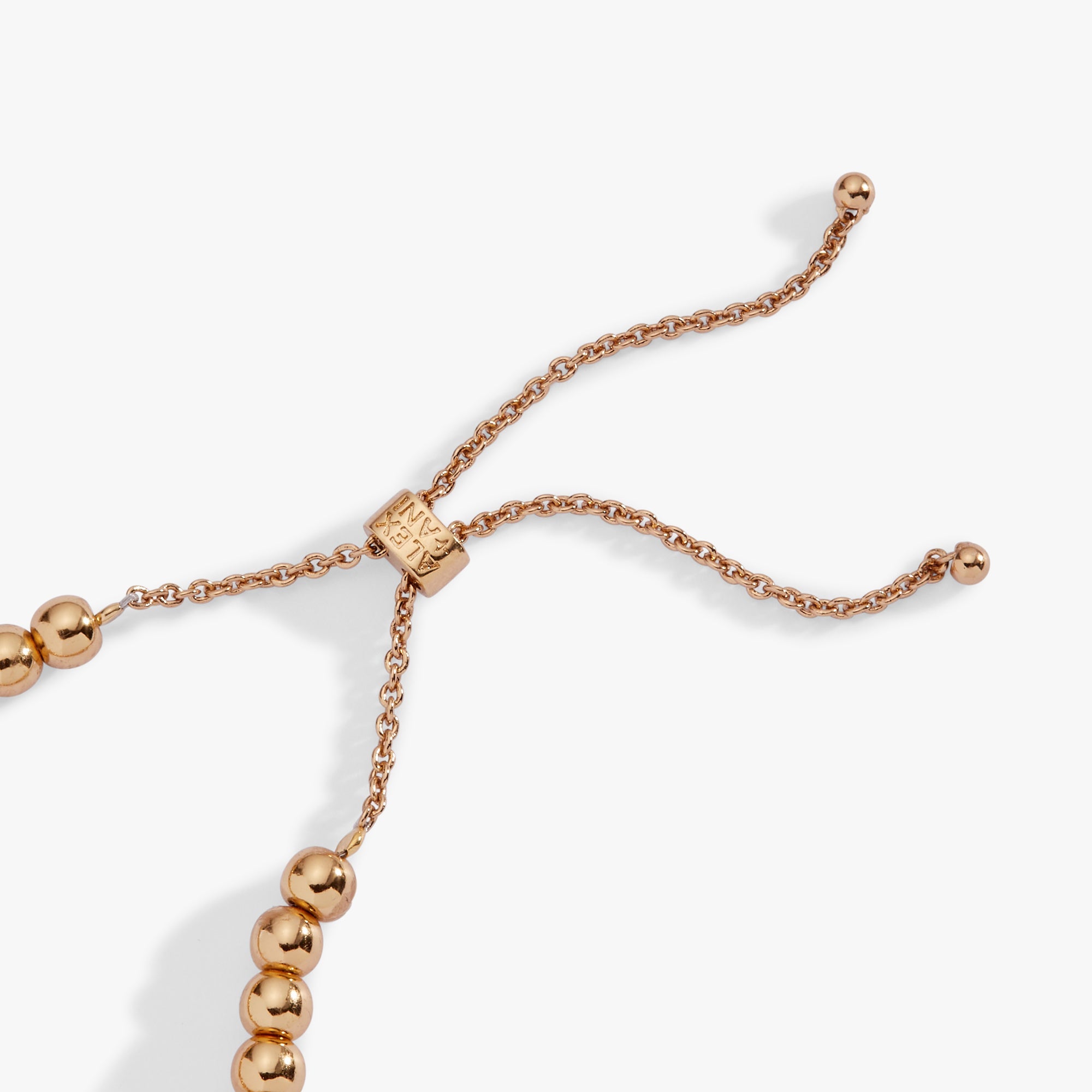 'babe' Bubble Beaded Bolo Bracelet