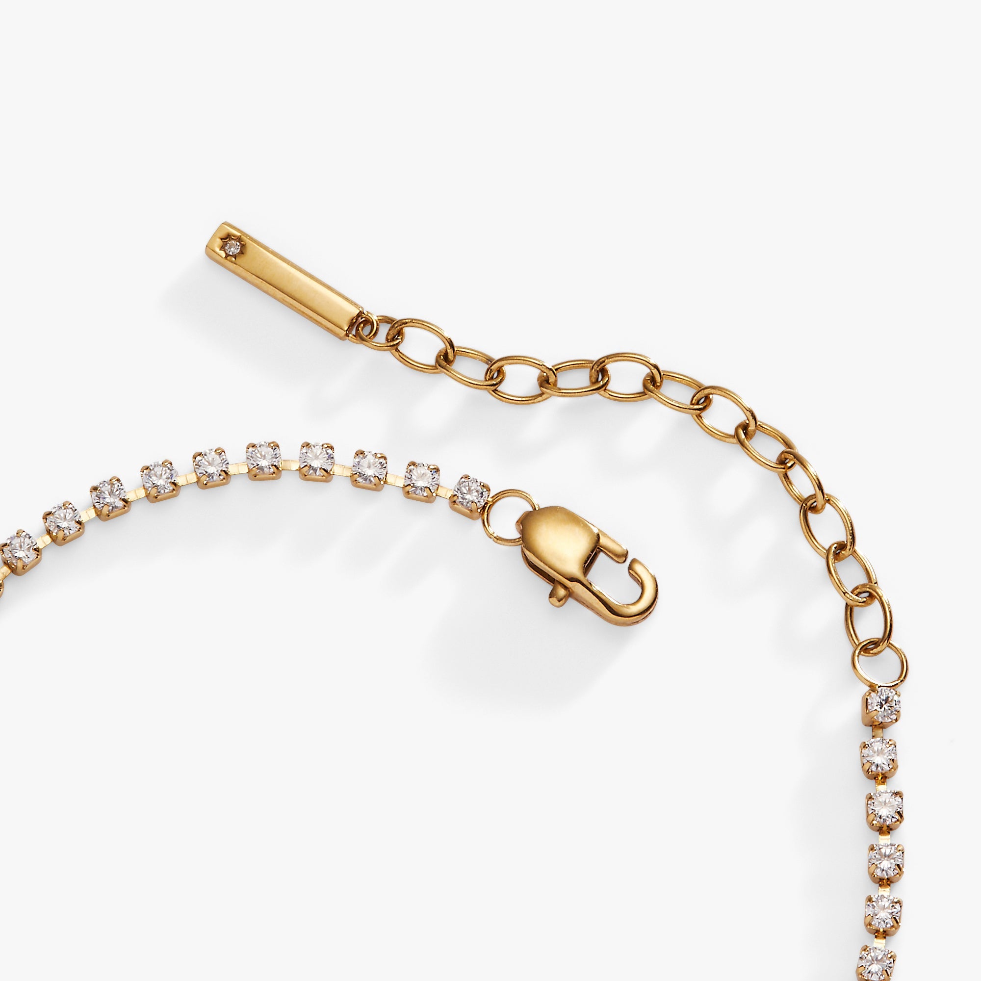 "babe" Crystal Tennis Bracelet