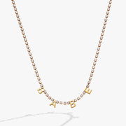“babe” Crystal Tennis Necklace