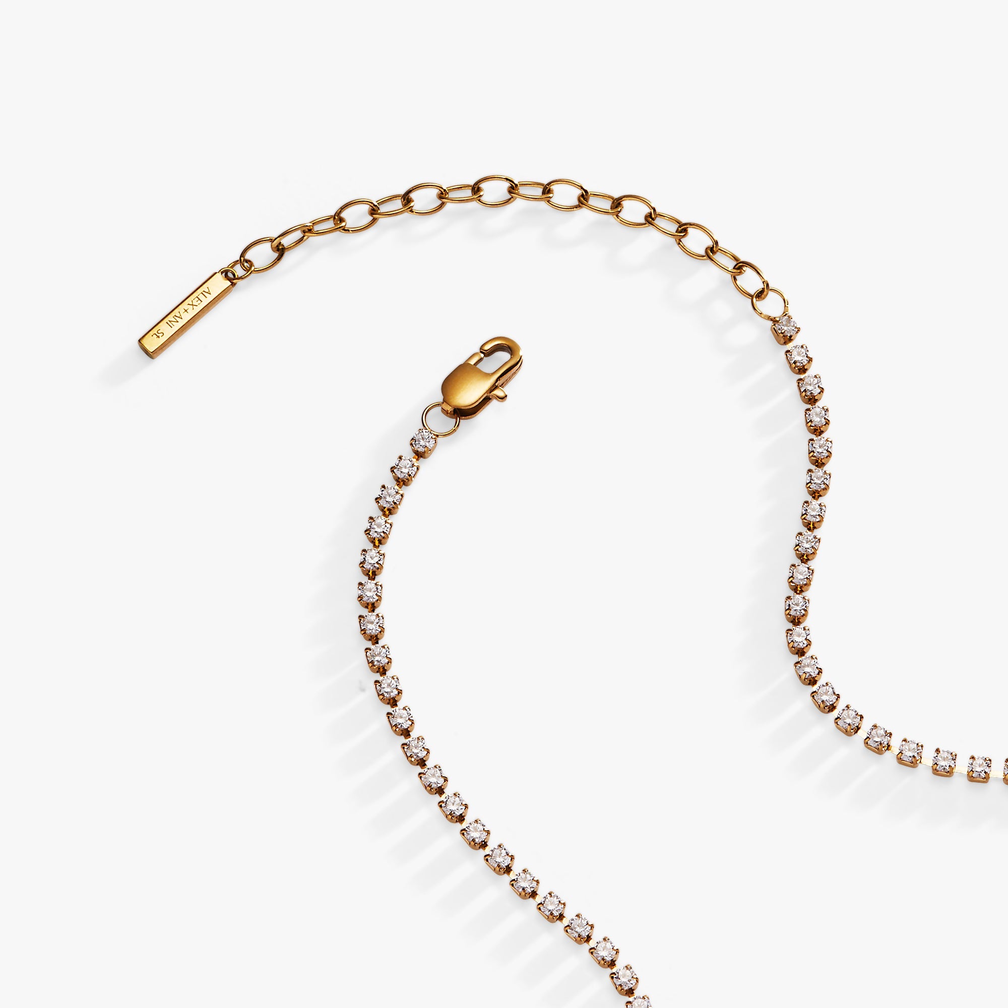 “babe” Crystal Tennis Necklace