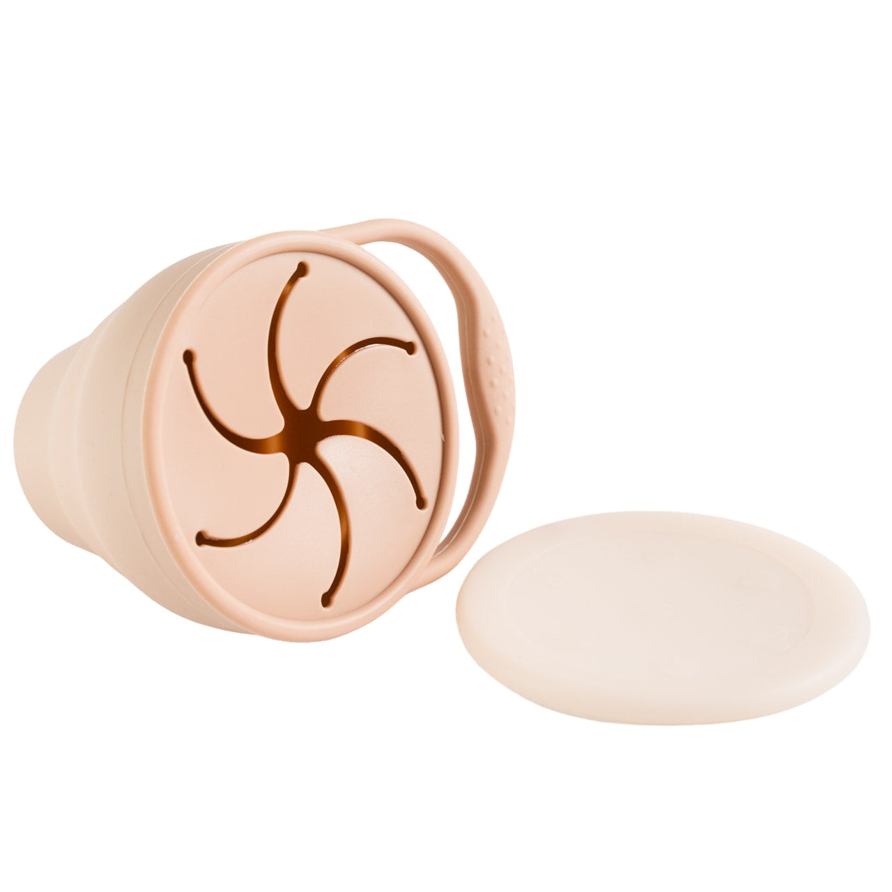 Apricot Collapsible Snack Cup