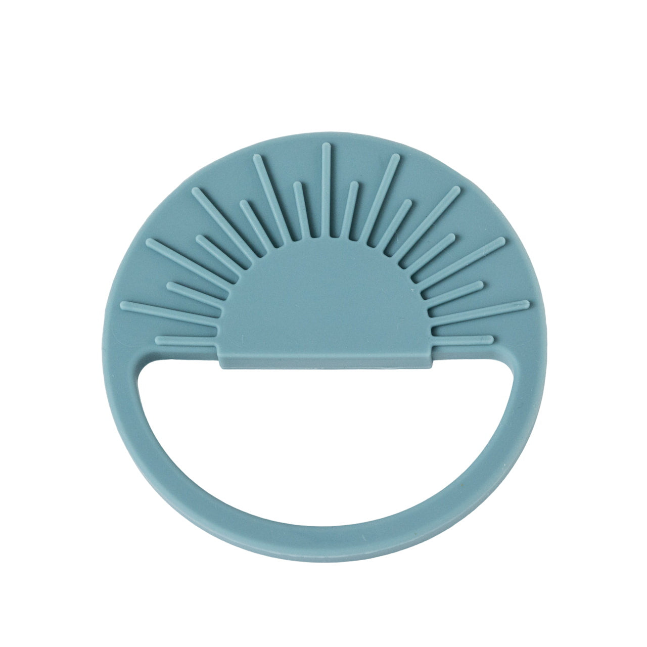 Teal Sunburst Teething Toy