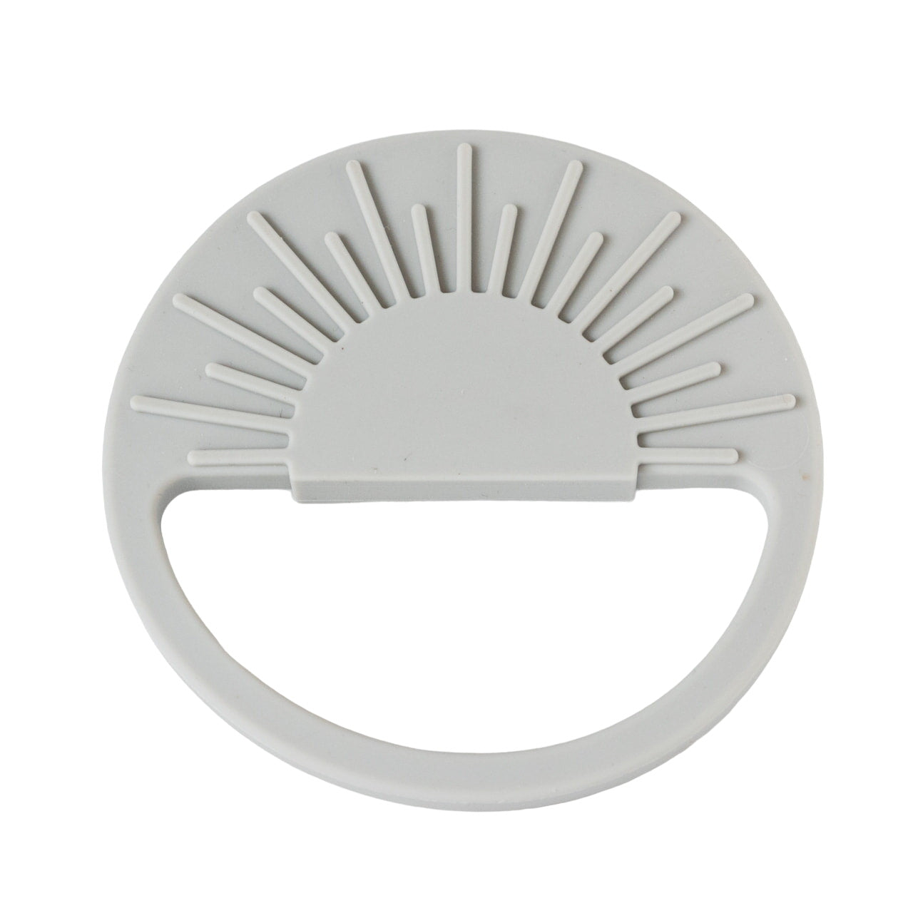 Light Grey Sunburst Teething Toy