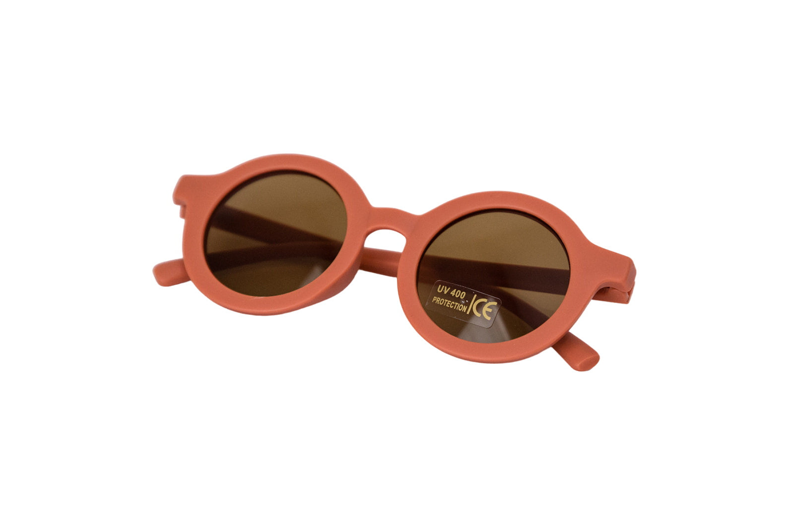 Toddler & Kid Retro Sunglasses - Coral Orange